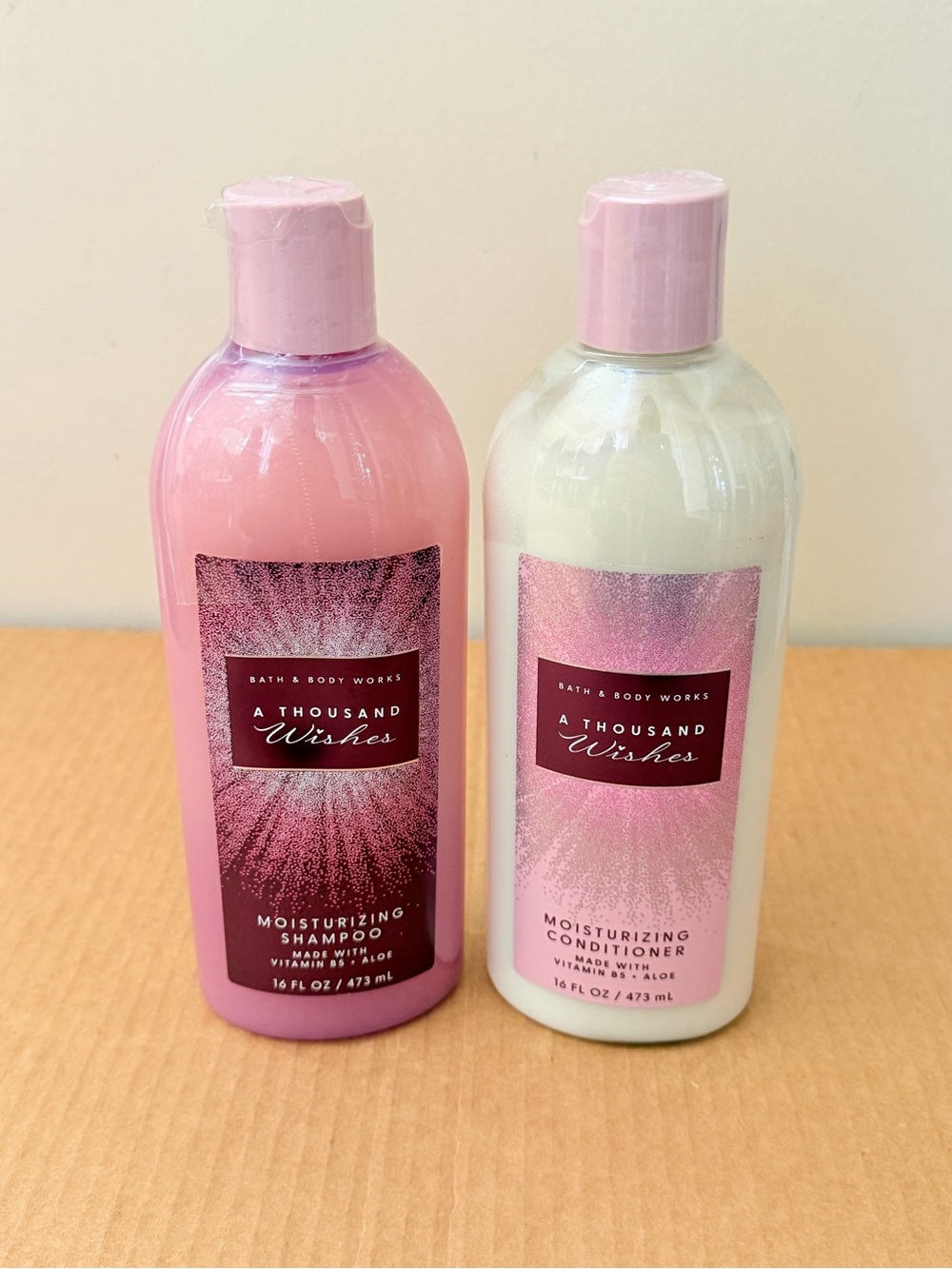 Bath & Body Works A Thousand Wishes Shampoo & Conditioner Set 16 fl oz Brand New